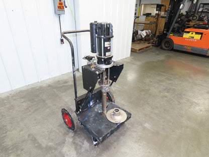 ARO 67120-P43 Pneumatic Extrusion Pump 6549 PSI 5 Gal Pail Lifter Unloader Cart