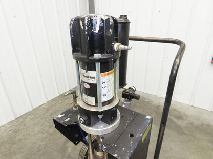 ARO 67120-P43 Pneumatic Extrusion Pump 6549 PSI 5 Gal Pail Lifter Unloader Cart