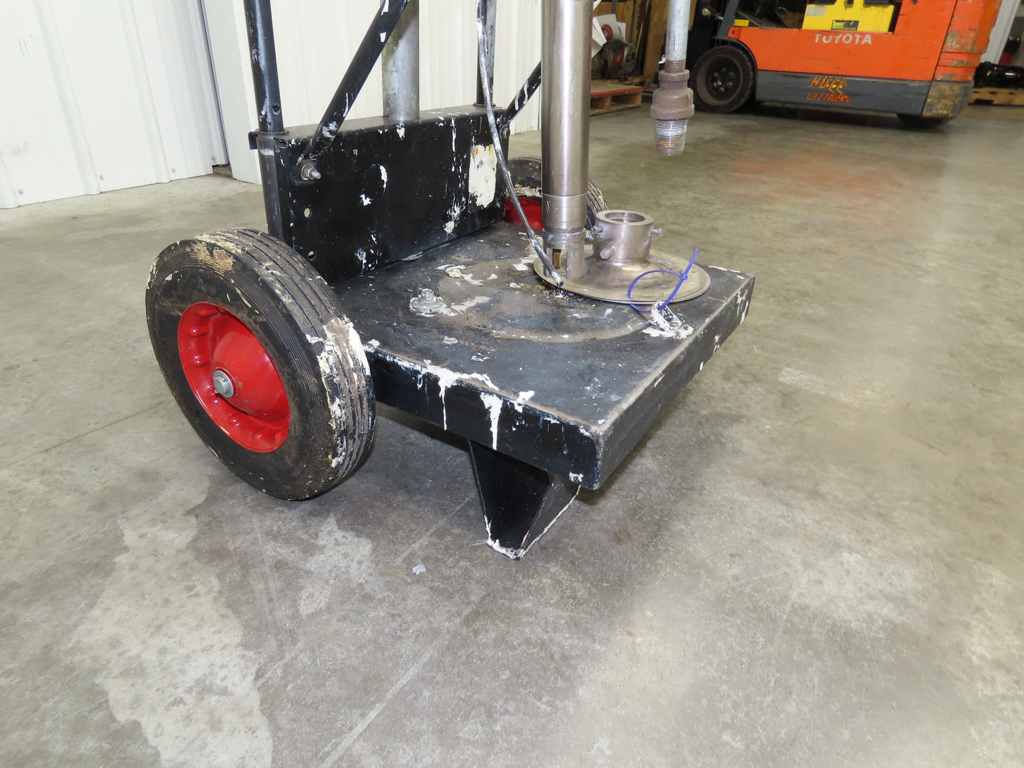 ARO 67120-P43 Pneumatic Extrusion Pump 6549 PSI 5 Gal Pail Lifter Unloader Cart