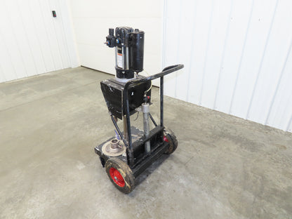 ARO 67120-P43 Pneumatic Extrusion Pump 6549 PSI 5 Gal Pail Lifter Unloader Cart