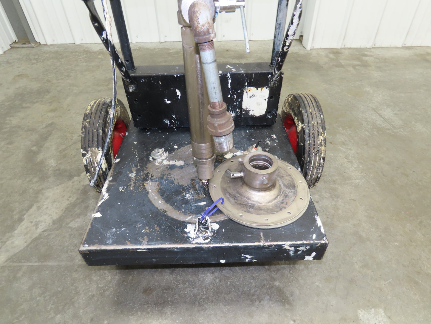 ARO 67120-P43 Pneumatic Extrusion Pump 6549 PSI 5 Gal Pail Lifter Unloader Cart