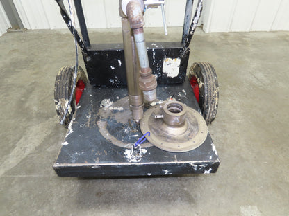 ARO 67120-P43 Pneumatic Extrusion Pump 6549 PSI 5 Gal Pail Lifter Unloader Cart