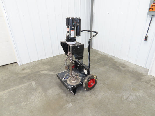 ARO 67120-P43 Pneumatic Extrusion Pump 6549 PSI 5 Gal Pail Lifter Unloader Cart