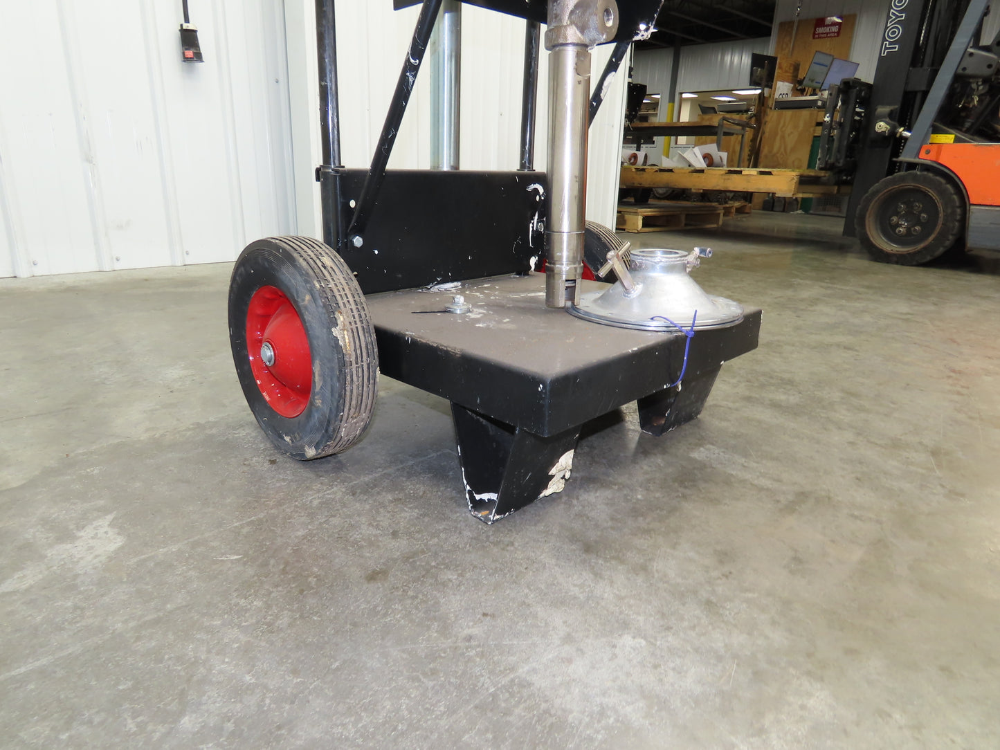 ARO AF0441-01 Pneumatic Extrusion Pump 6549 PSI 5 Gal Pail Lifter Unloader Cart