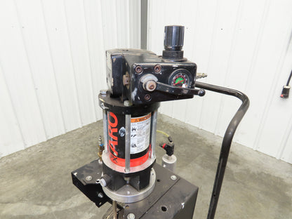 ARO AF0441-01 Pneumatic Extrusion Pump 6549 PSI 5 Gal Pail Lifter Unloader Cart