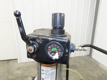 ARO AF0441-01 Pneumatic Extrusion Pump 6549 PSI 5 Gal Pail Lifter Unloader Cart