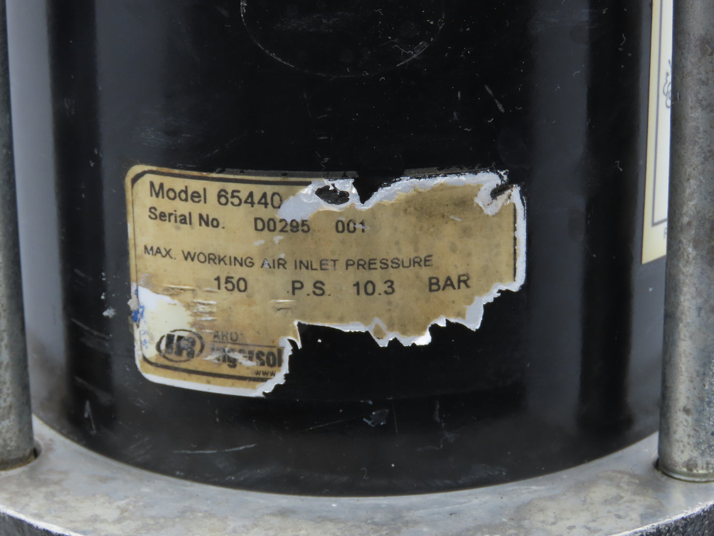 ARO 65440 Pneumatic Extrusion Pump 6549 PSI 4-1/2" Air Motor