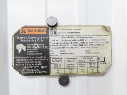 Hyster 8522394 Electric Forklift Hydraulic Pump Steering Motor 48V 1.5kW 8620616