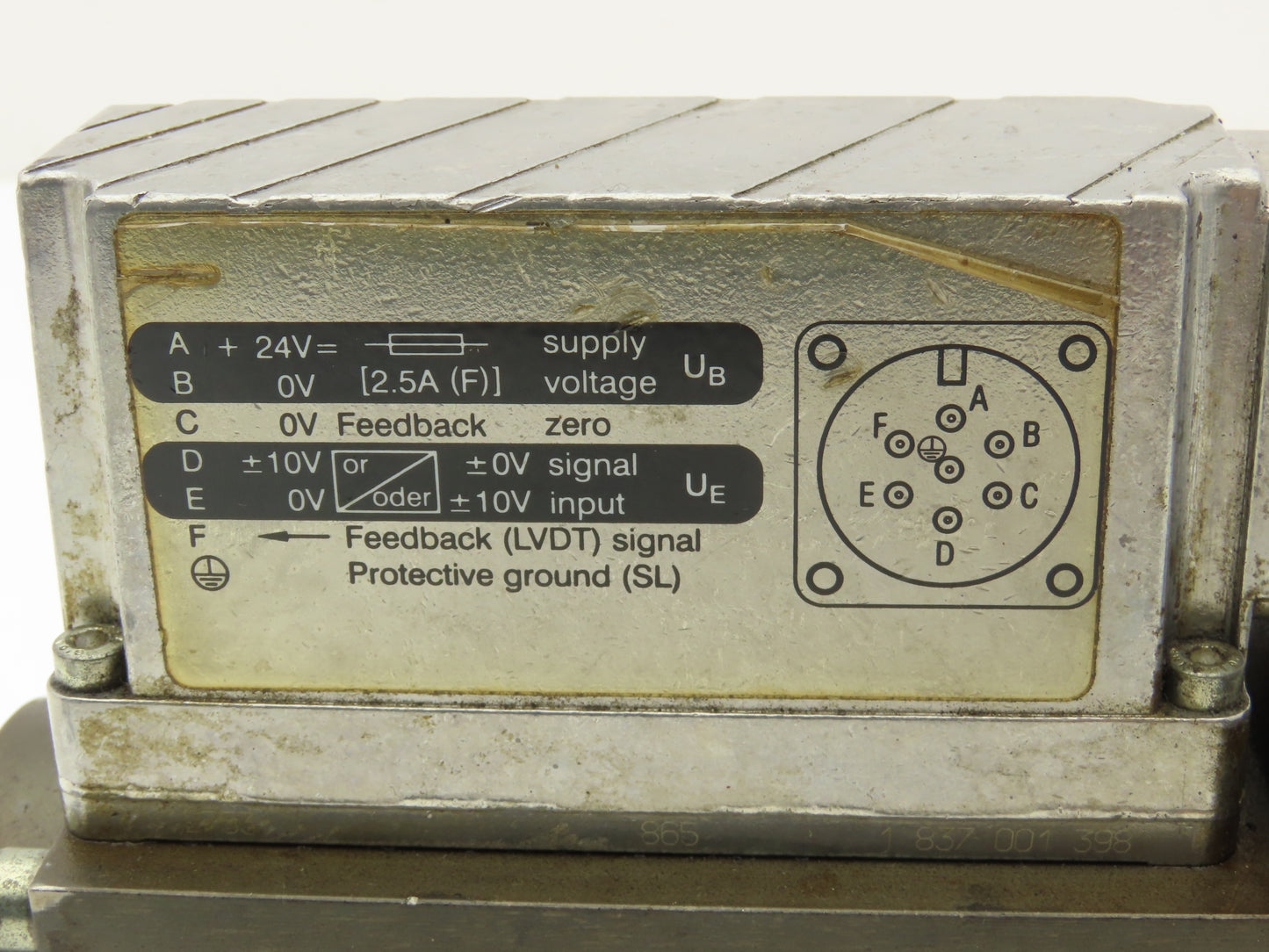 Rexroth 4WRPE 10 KB00L-20/G24K0/A1M-845 Proportional Directional Servo Valve