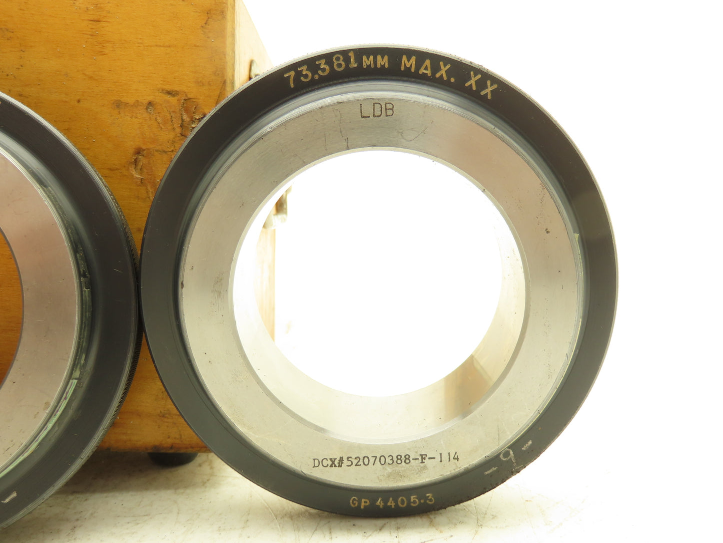 Samsomatic LTD STA #11 Bore Ring Guage Set MIN 73.3550 MEAN 73.3680 MAX 73.3810