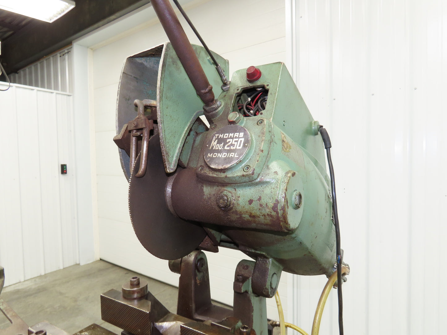 Thomas 250 Manual Cold Cut Metal Saw 10" Circular Cutoff Miter 45° 480V 3Ph