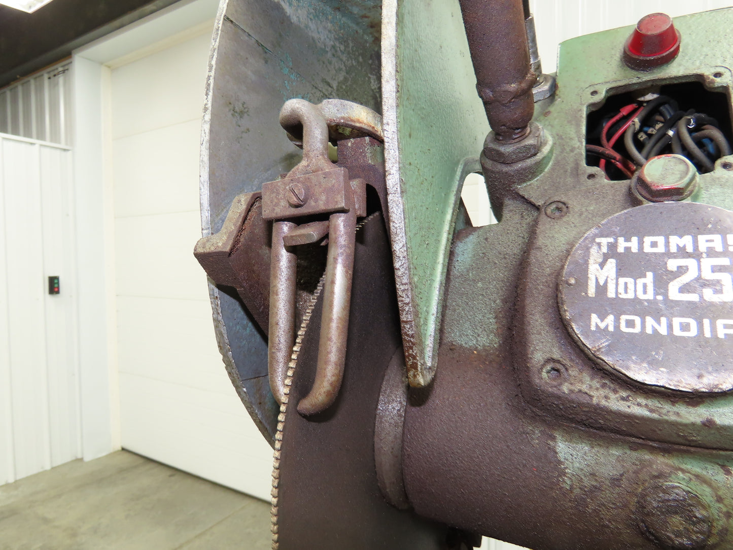 Thomas 250 Manual Cold Cut Metal Saw 10" Circular Cutoff Miter 45° 480V 3Ph