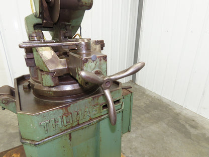 Thomas 250 Manual Cold Cut Metal Saw 10" Circular Cutoff Miter 45° 480V 3Ph