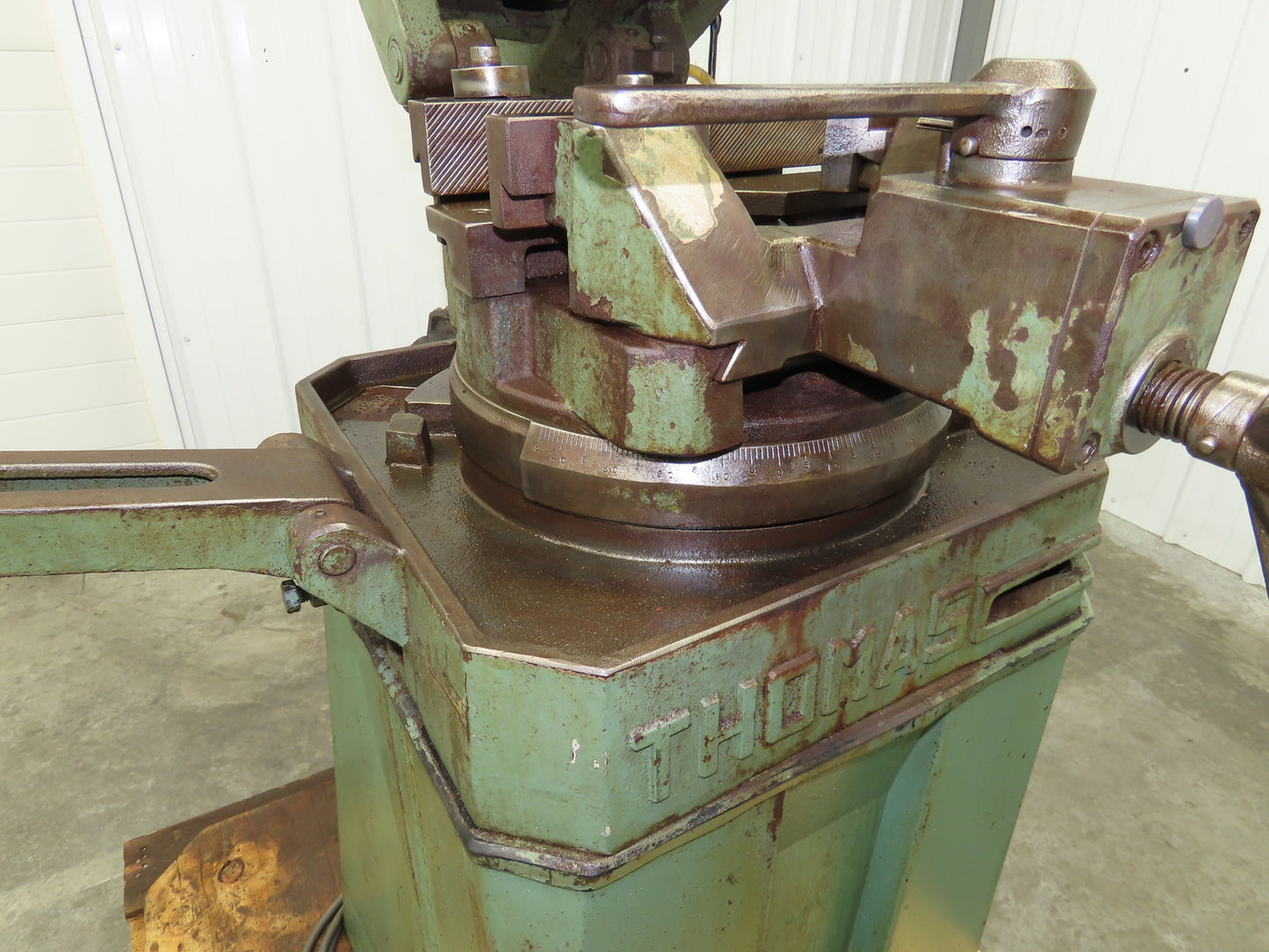 Thomas 250 Manual Cold Cut Metal Saw 10" Circular Cutoff Miter 45° 480V 3Ph