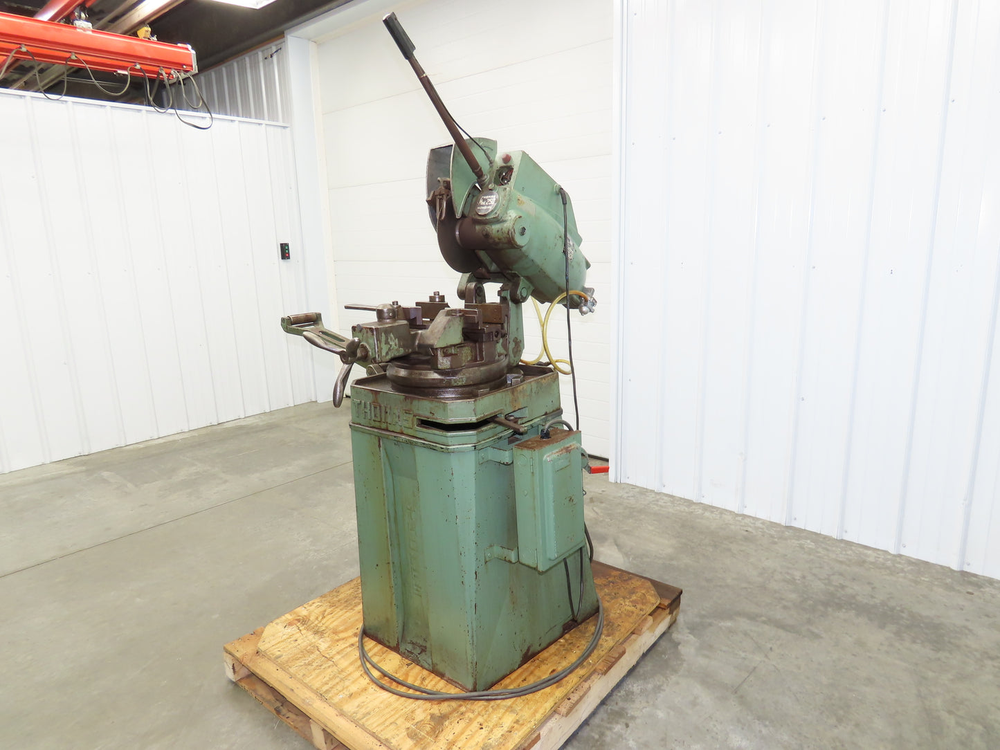 Thomas 250 Manual Cold Cut Metal Saw 10" Circular Cutoff Miter 45° 480V 3Ph