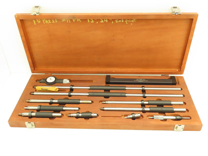 Starrett 128AZ Inside Micrometer Set Combination Head & Inside Micrometer