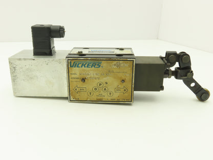 Vickers SDG20S4 012F 50 S553 Directional Control Solenoid Valve Spring Lever