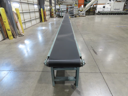 Hytrol 18"x 40' 10" Slider Bed Conveyor 15.5" Belt 2Hp 3PH Center Drive 50FPM