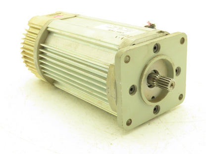 Ametek E-50057-38-2C DC Servo Motor 24VDC 3000rpm 1/2" Spline Shaft With Encoder