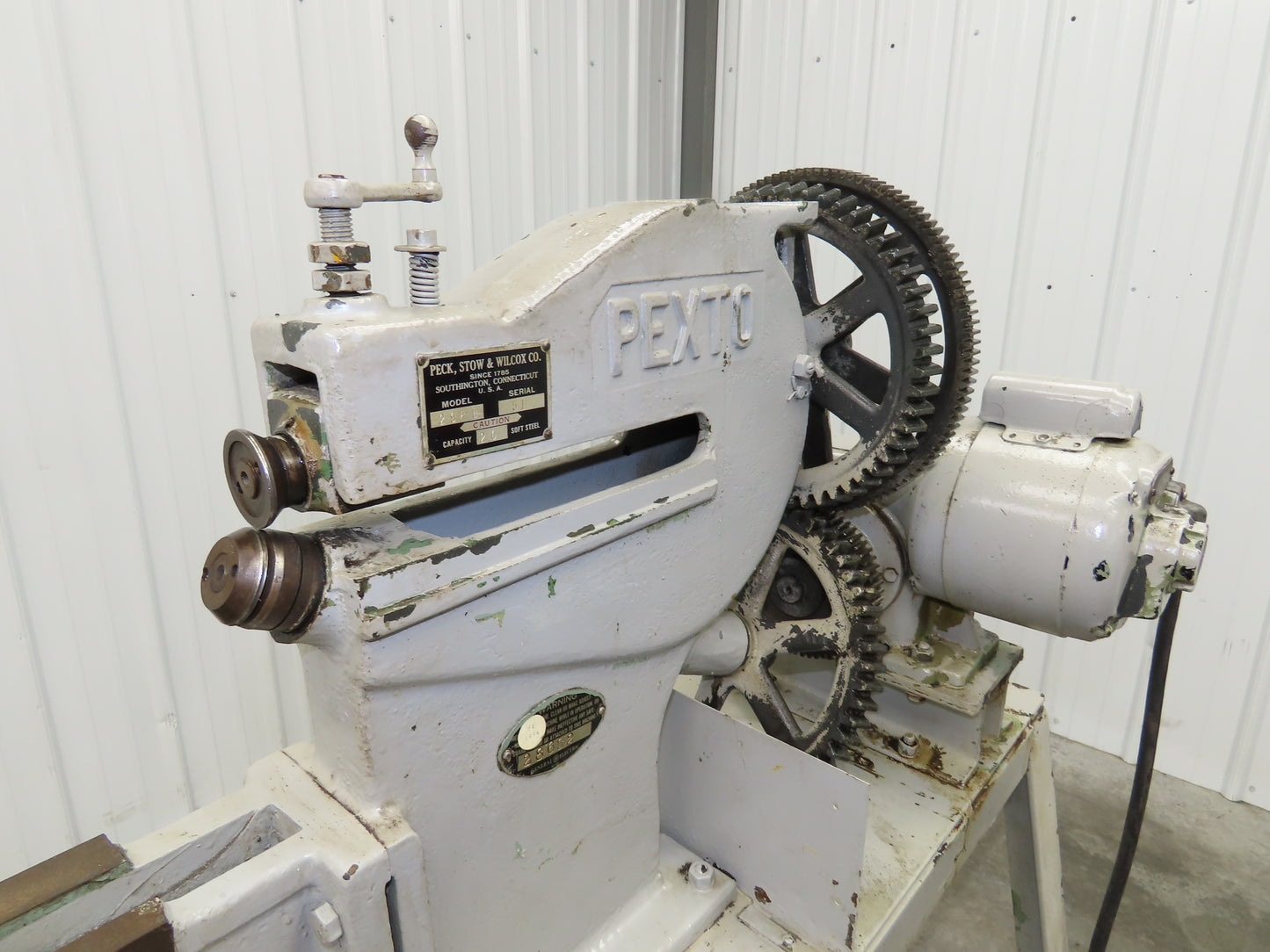 Pexto 298B Power Metal Circle Shear 32" Circle Cutter 20GA 1/4Hp 115V 1Ph