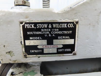 Pexto 298B Power Metal Circle Shear 32" Circle Cutter 20GA 1/4Hp 115V 1Ph