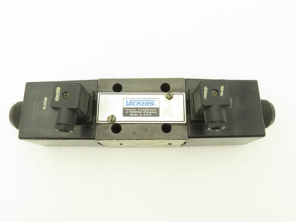 Vickers DG4S4 0131C U H 60 S495 Directional Control Dual Solenoid Valve 24VDC