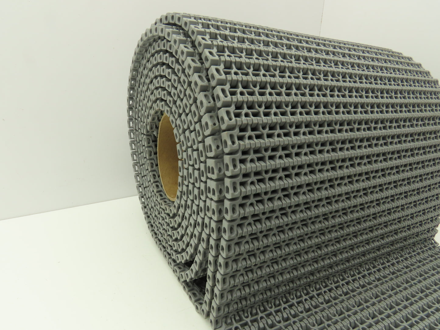 Midwest Rubber 1100 MatTop Flush Grid Friction Top Conveyor Belt 13"W x 16' 3"L