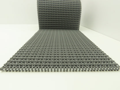 Midwest Rubber 1100 MatTop Flush Grid Friction Top Conveyor Belt 13"W x 16' 3"L