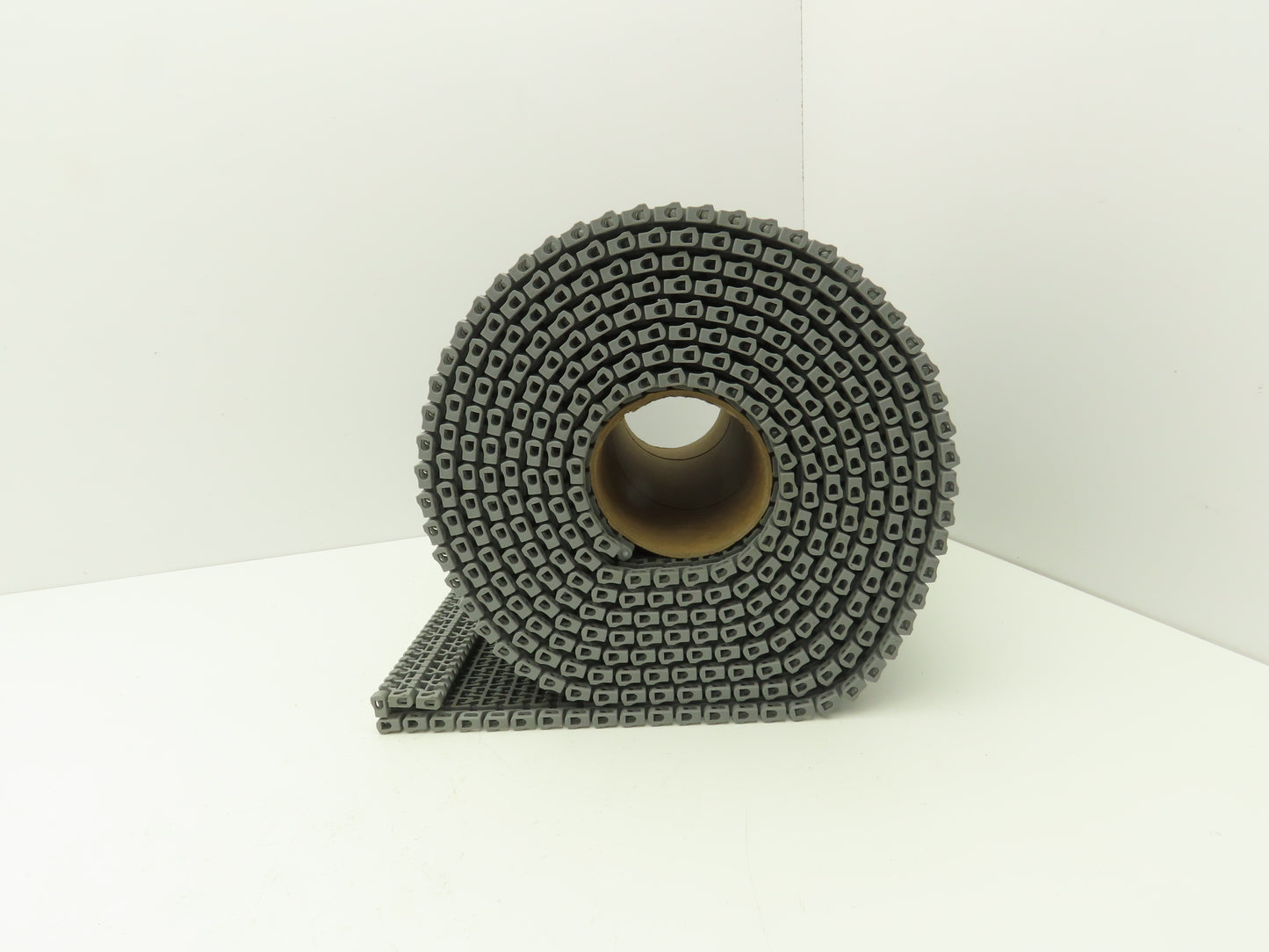 Midwest Rubber 1100 MatTop Flush Grid Friction Top Conveyor Belt 13"W x 16' 3"L