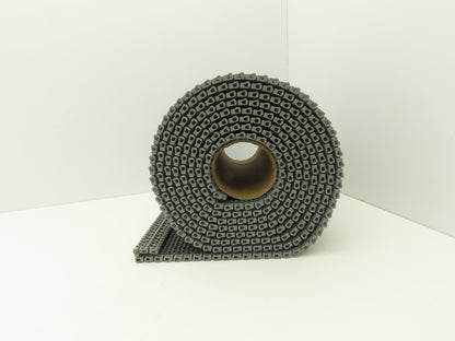 Midwest Rubber 1100 MatTop Flush Grid Friction Top Conveyor Belt 13"W x 16' 3"L