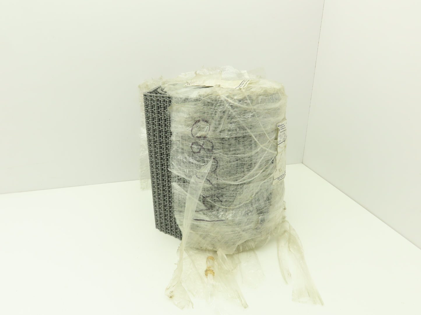 Midwest Rubber 1100 MatTop Flush Grid Friction Top Conveyor Belt 13"W x 16' 3"L