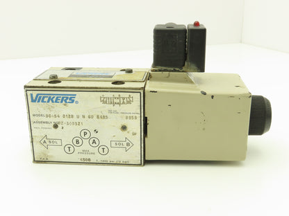 Vickers DG4S4 012B U H 60 S495 Directional Control Solenoid Valve 24VDC