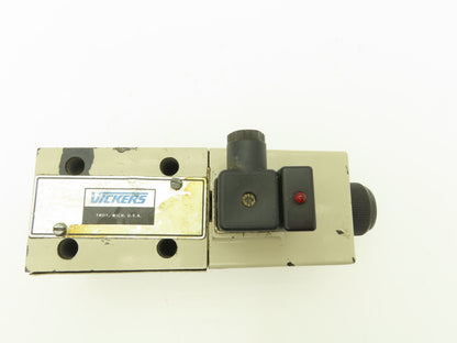 Vickers DG4S4 012B U H 60 S495 Directional Control Solenoid Valve 24VDC