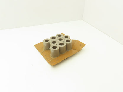 Norton GWBG-905 Alundum Grinding Wheel 1.75"x 2"W x 1"Arbor 53A80-L8VH  Lot of 9