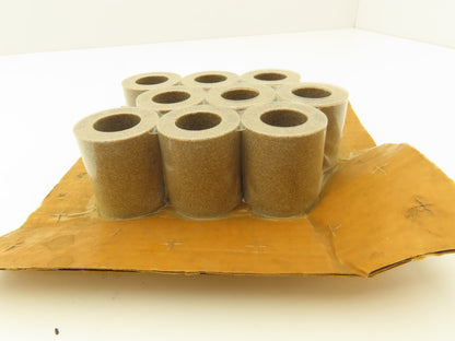 Norton GWBG-905 Alundum Grinding Wheel 1.75"x 2"W x 1"Arbor 53A80-L8VH  Lot of 9