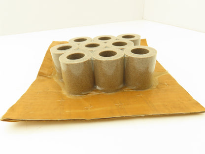 Norton GWBG-905 Alundum Grinding Wheel 1.75"x 2"W x 1"Arbor 53A80-L8VH  Lot of 9