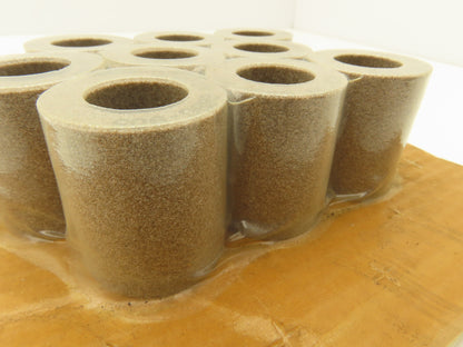 Norton GWBG-905 Alundum Grinding Wheel 1.75"x 2"W x 1"Arbor 53A80-L8VH  Lot of 9