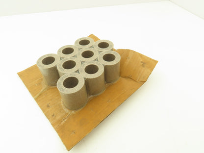 Norton GWBG-905 Alundum Grinding Wheel 1.75"x 2"W x 1"Arbor 53A80-L8VH  Lot of 9