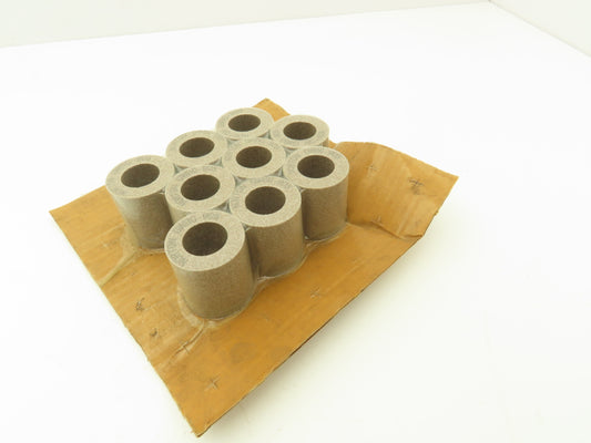 Norton GWBG-905 Alundum Grinding Wheel 1.75"x 2"W x 1"Arbor 53A80-L8VH  Lot of 9