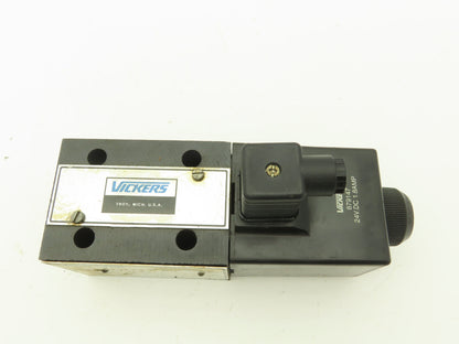 Vickers DG4S4 012B U H 60 S552 Directional Control Solenoid Valve 24VDC