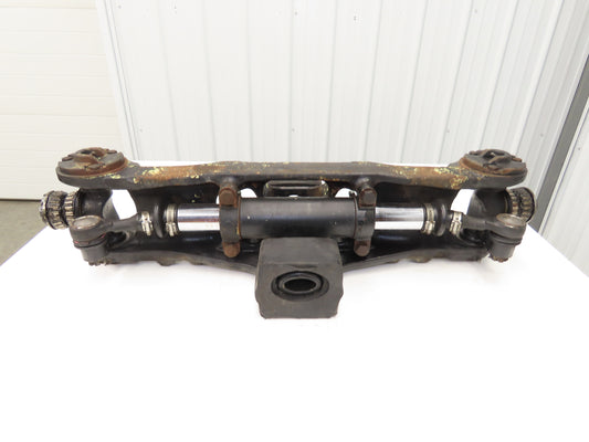 Hyster E60Z-33 Electric Forklift Rear Axle Dual Hydraulic Steering Assembly