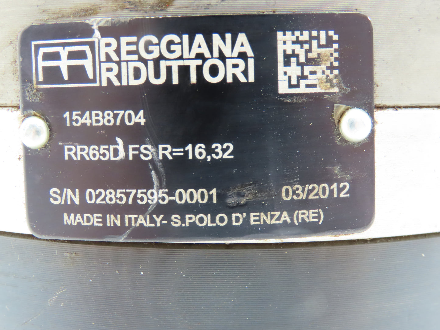 Reggiana Riduttori RR65D FSR=16.32 Planetary Reduction Gearbox 16.32:1 Reducer