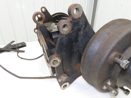 Hyster E60Z-33 Forklift Front Dual Wheel Drive Axle Assembly 6-Lug & Park Brake