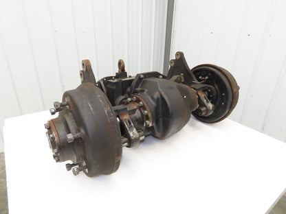 Hyster E60Z-33 Forklift Front Dual Wheel Drive Axle Assembly 6-Lug & Park Brake