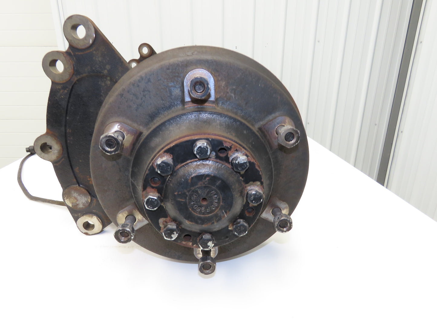 Hyster E60Z-33 Forklift Front Dual Wheel Drive Axle Assembly 6-Lug & Park Brake