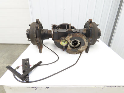 Hyster E60Z-33 Forklift Front Dual Wheel Drive Axle Assembly 6-Lug & Park Brake