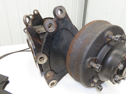 Hyster E60Z-33 Forklift Front Dual Wheel Drive Axle Assembly 6-Lug & Park Brake