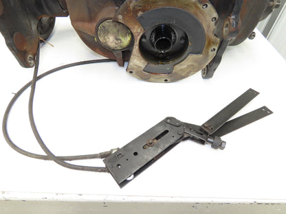 Hyster E60Z-33 Forklift Front Dual Wheel Drive Axle Assembly 6-Lug & Park Brake