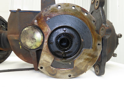 Hyster E60Z-33 Forklift Front Dual Wheel Drive Axle Assembly 6-Lug & Park Brake