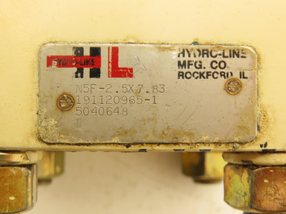 Hydro-Line N5F-2.5x7.83 Hydraulic Cylinder 2.5"Bore 7.83" Stroke Flanged 3000psi